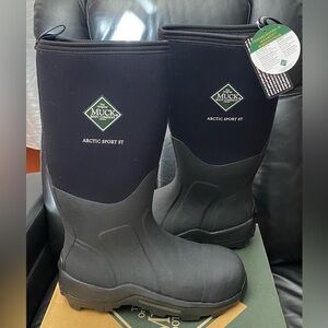 Muck Arctic Sport Steel Toe Ice Fishing Hunting Safety Work Boot Men size 10